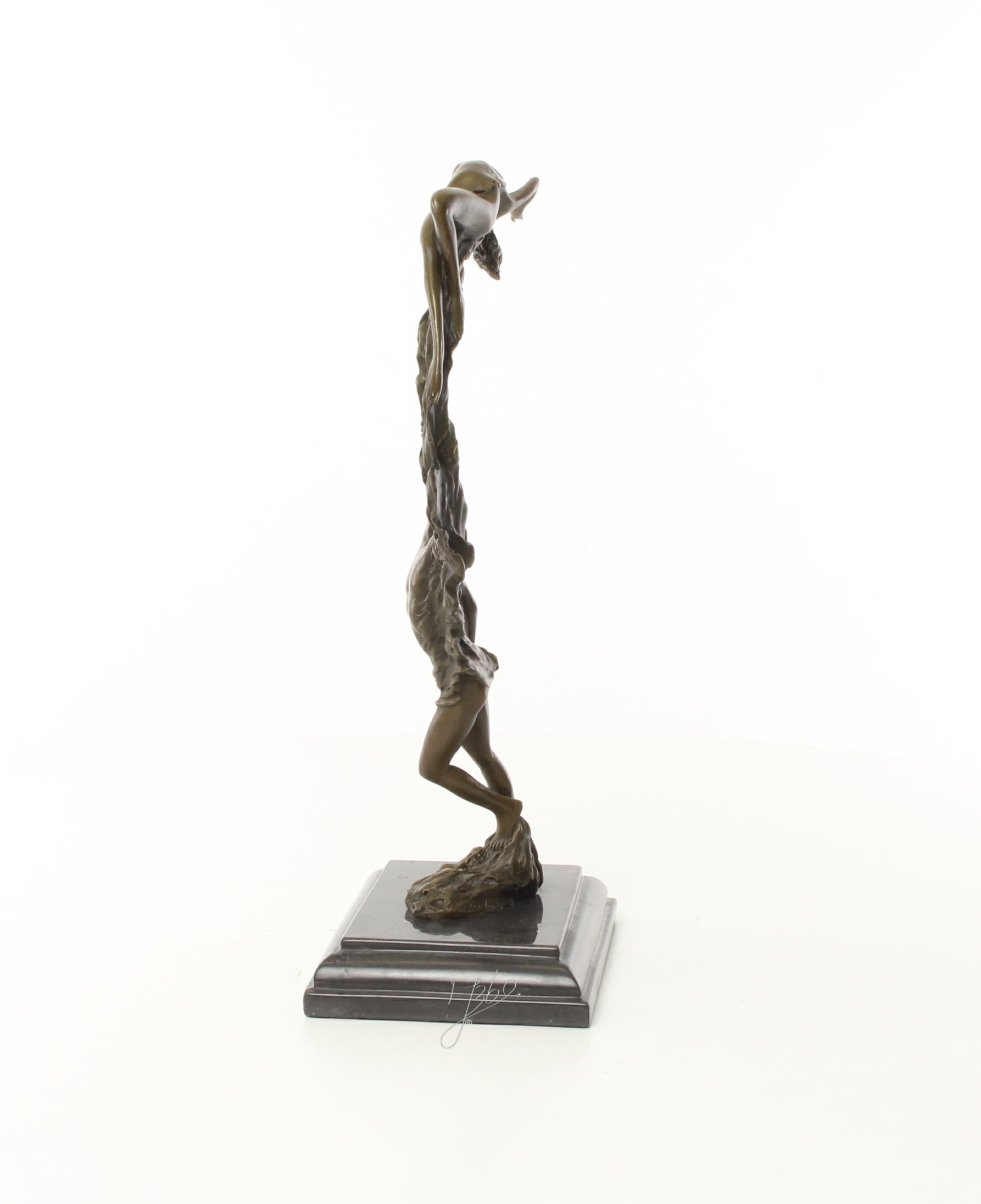 Bronzen sculptuur jong stel – romantisch