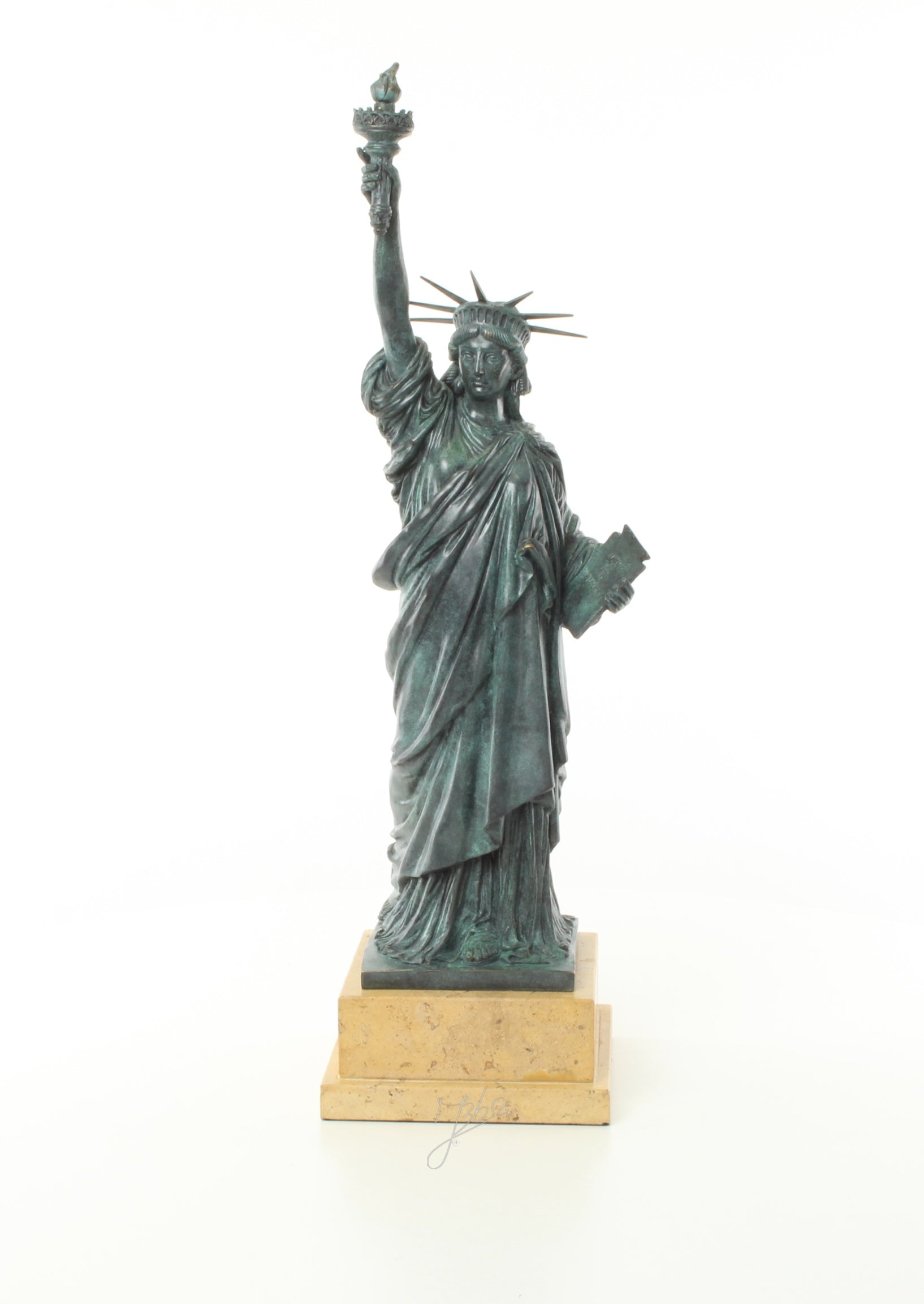 Vrijheidsbeeld – Brons sculptuur op sokkel 61,5 cm