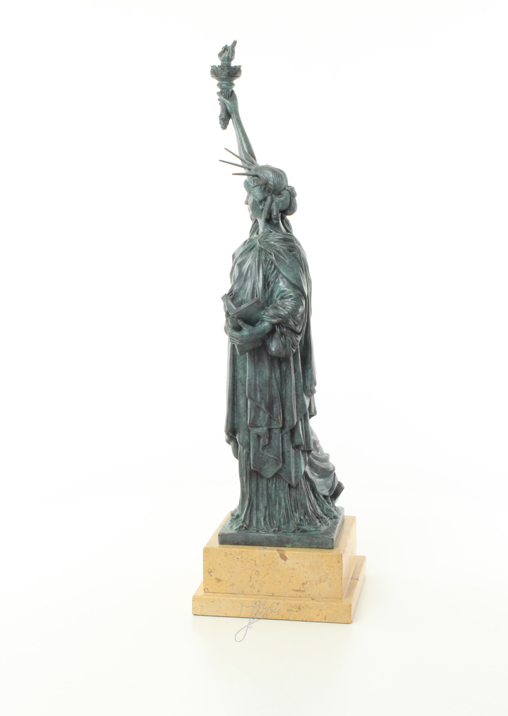 Vrijheidsbeeld – Brons sculptuur op sokkel 61,5 cm