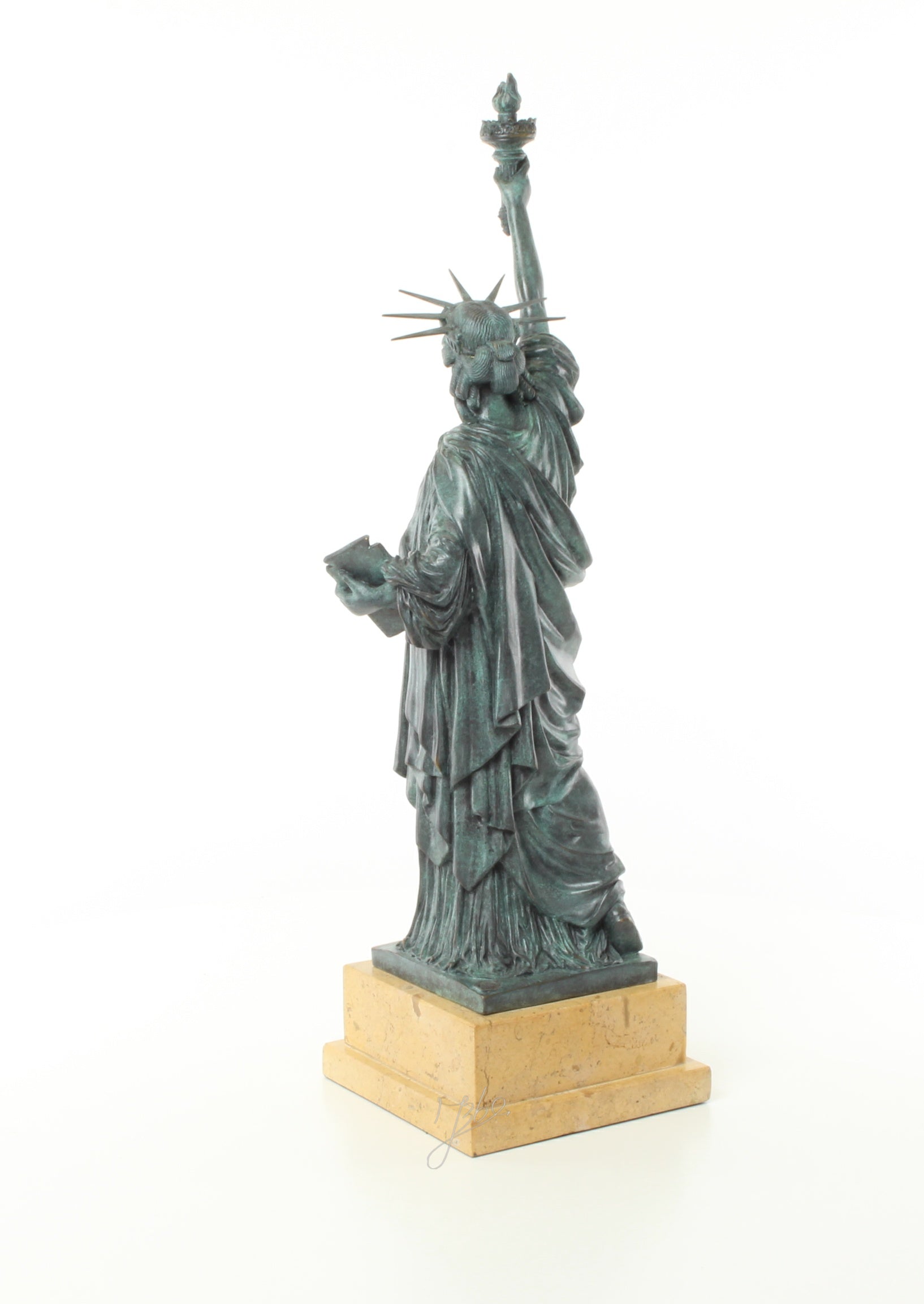 Vrijheidsbeeld – Brons sculptuur op sokkel 61,5 cm