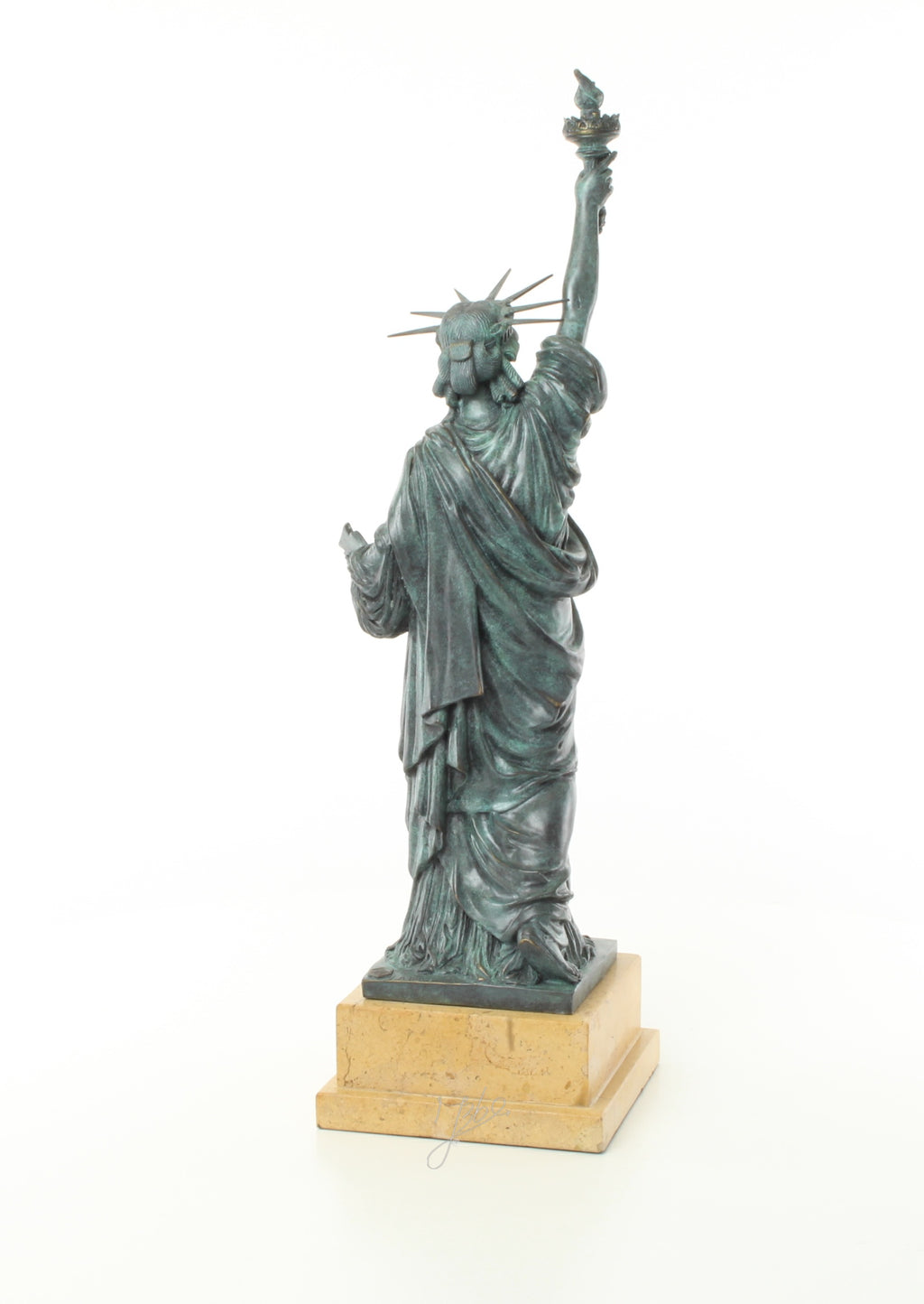 Vrijheidsbeeld – Brons sculptuur op sokkel 61,5 cm