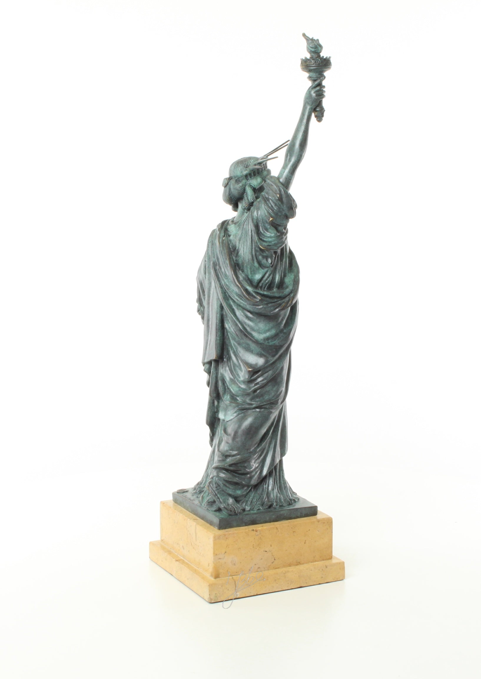 Vrijheidsbeeld – Brons sculptuur op sokkel 61,5 cm