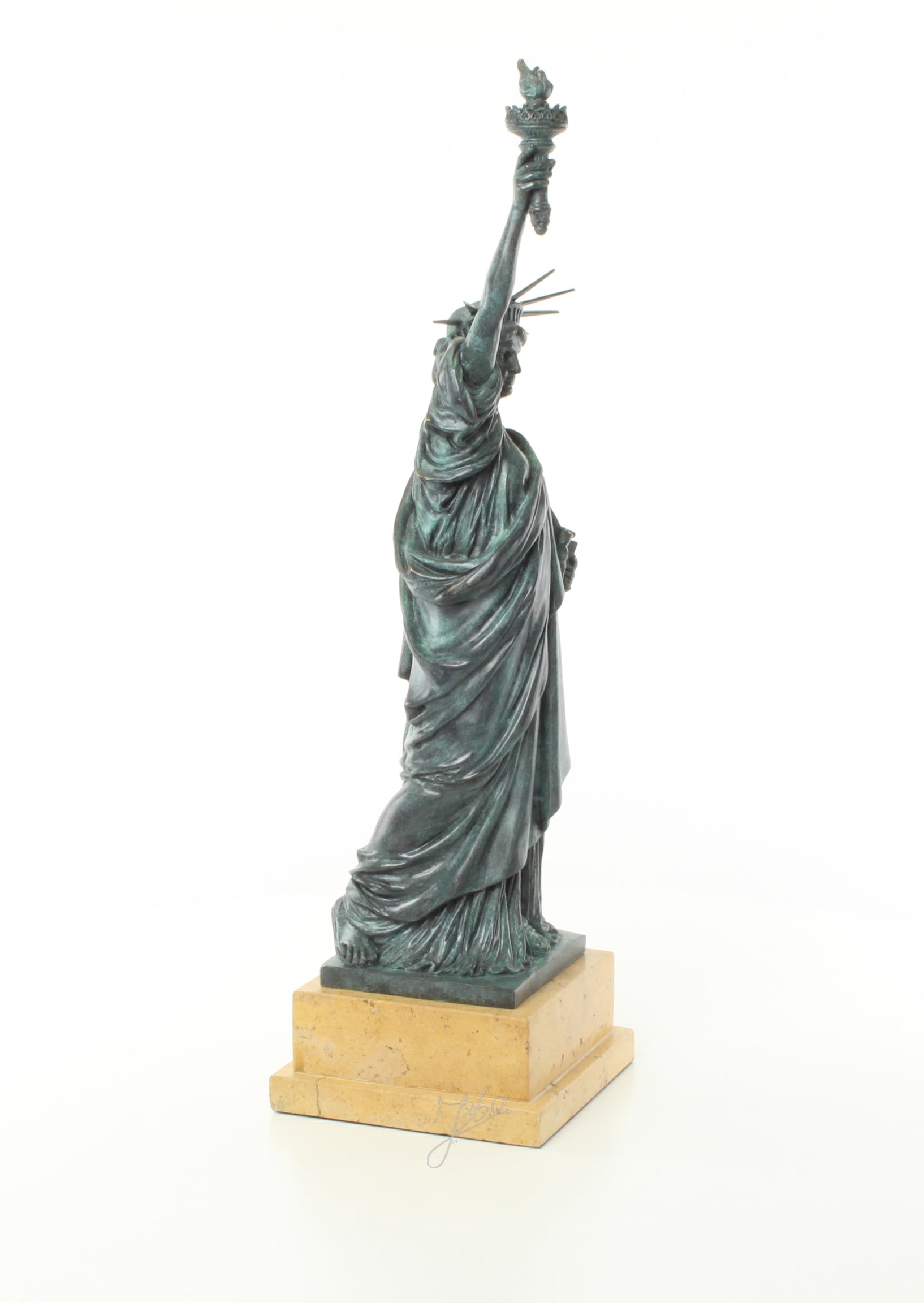 Vrijheidsbeeld – Brons sculptuur op sokkel 61,5 cm