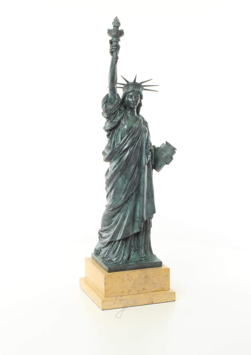 Vrijheidsbeeld – Brons sculptuur op sokkel 61,5 cm