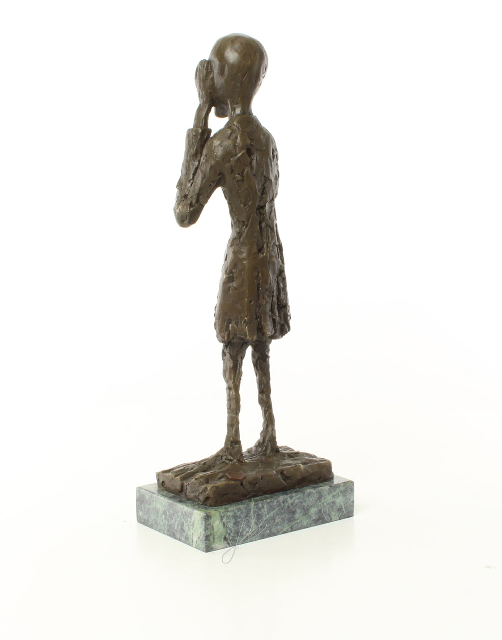 De Schreeuw – Brons sculptuur op sokkel 38,2 cm