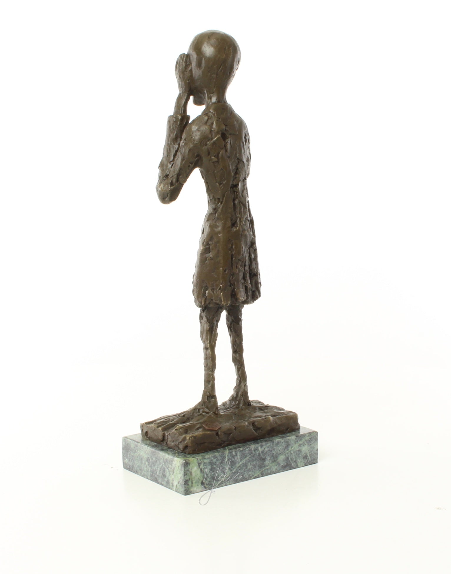 De Schreeuw – Brons sculptuur op sokkel 38,2 cm