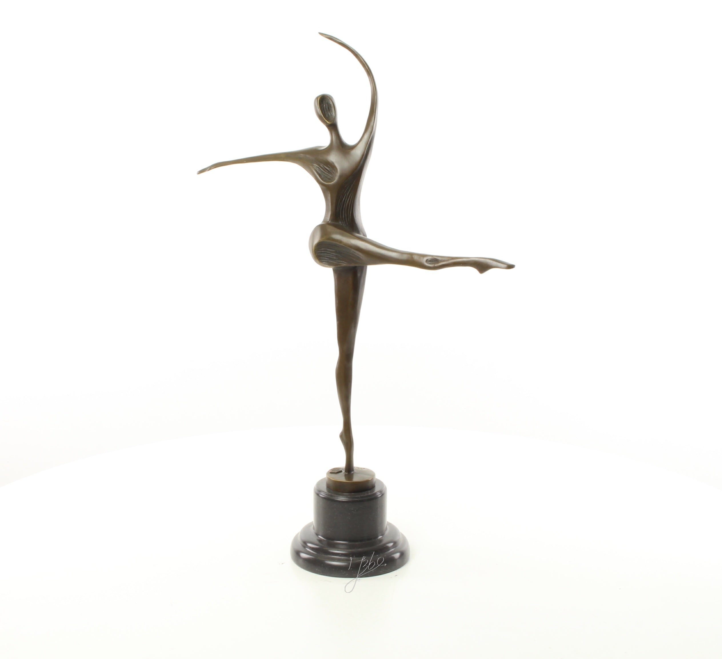 Dansende vrouw – Brons sculptuur op sokkel 56,9 cm
