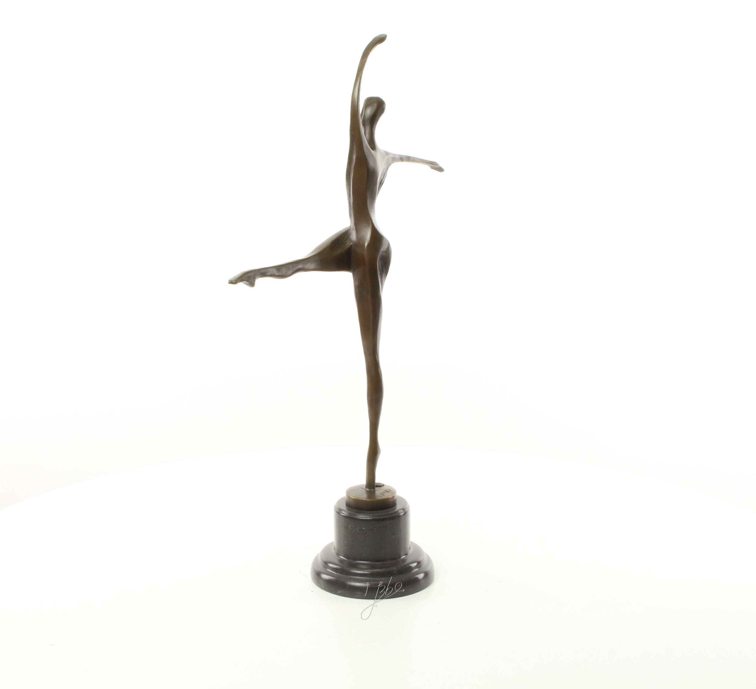 Dansende vrouw – Brons sculptuur op sokkel 56,9 cm