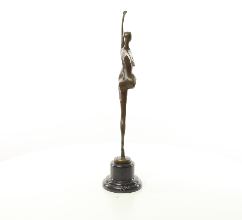 Dansende vrouw – Brons sculptuur op sokkel 56,9 cm