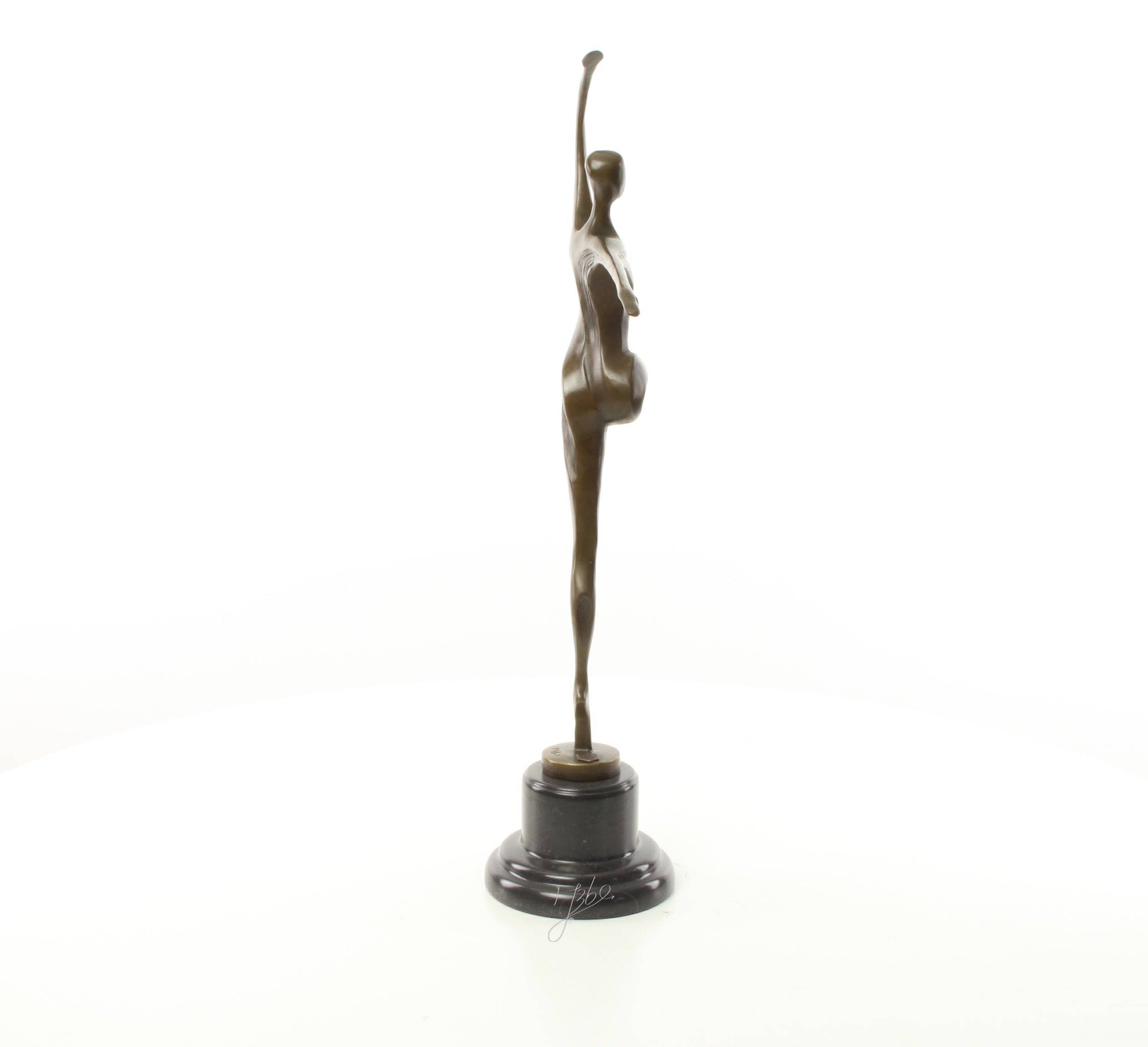 Dansende vrouw – Brons sculptuur op sokkel 56,9 cm