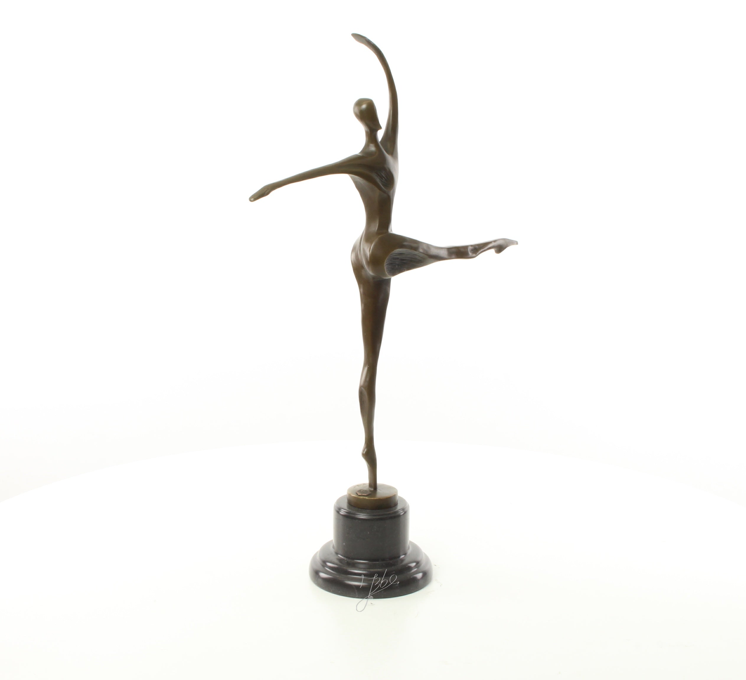 Dansende vrouw – Brons sculptuur op sokkel 56,9 cm