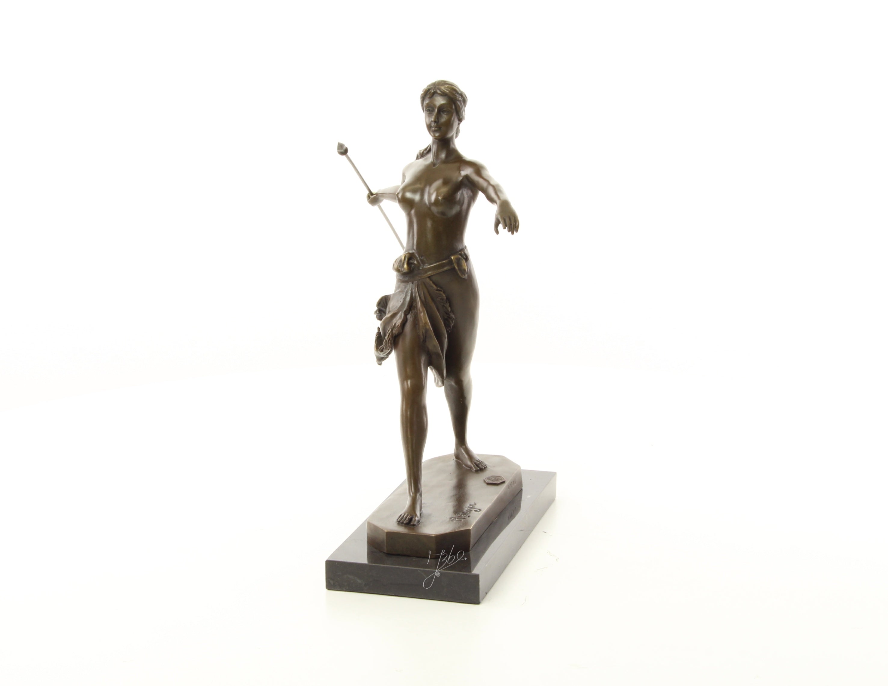 Amazone krijger – Brons sculptuur op sokkel 29,6 cm