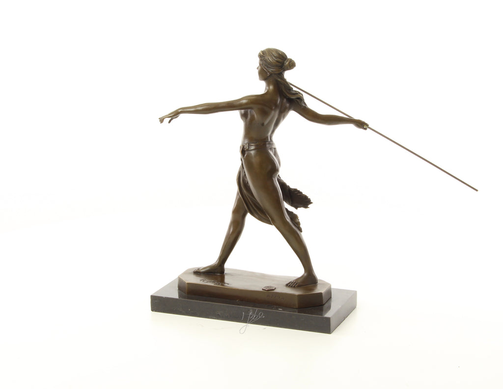 Amazone krijger – Brons sculptuur op sokkel 29,6 cm