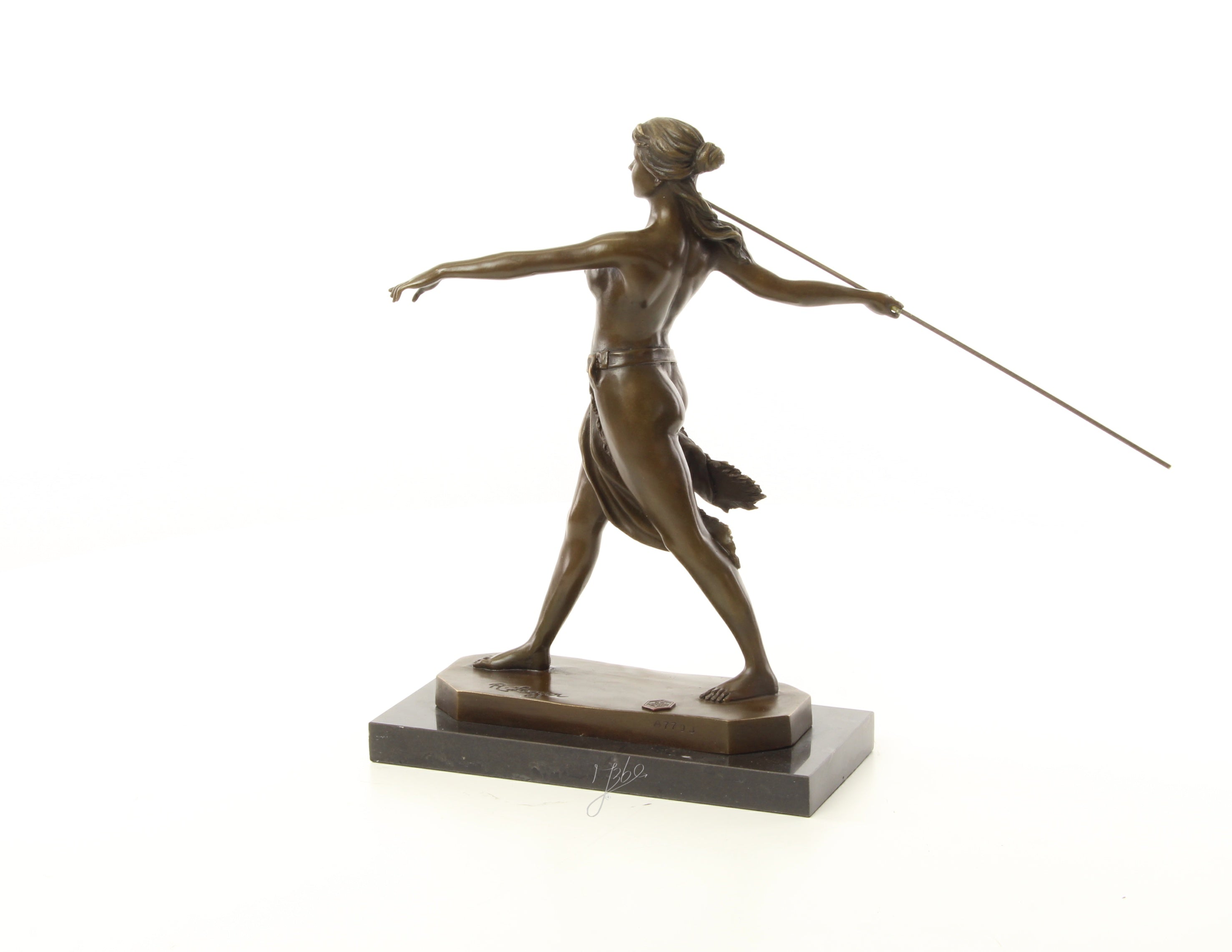 Amazone krijger – Brons sculptuur op sokkel 29,6 cm
