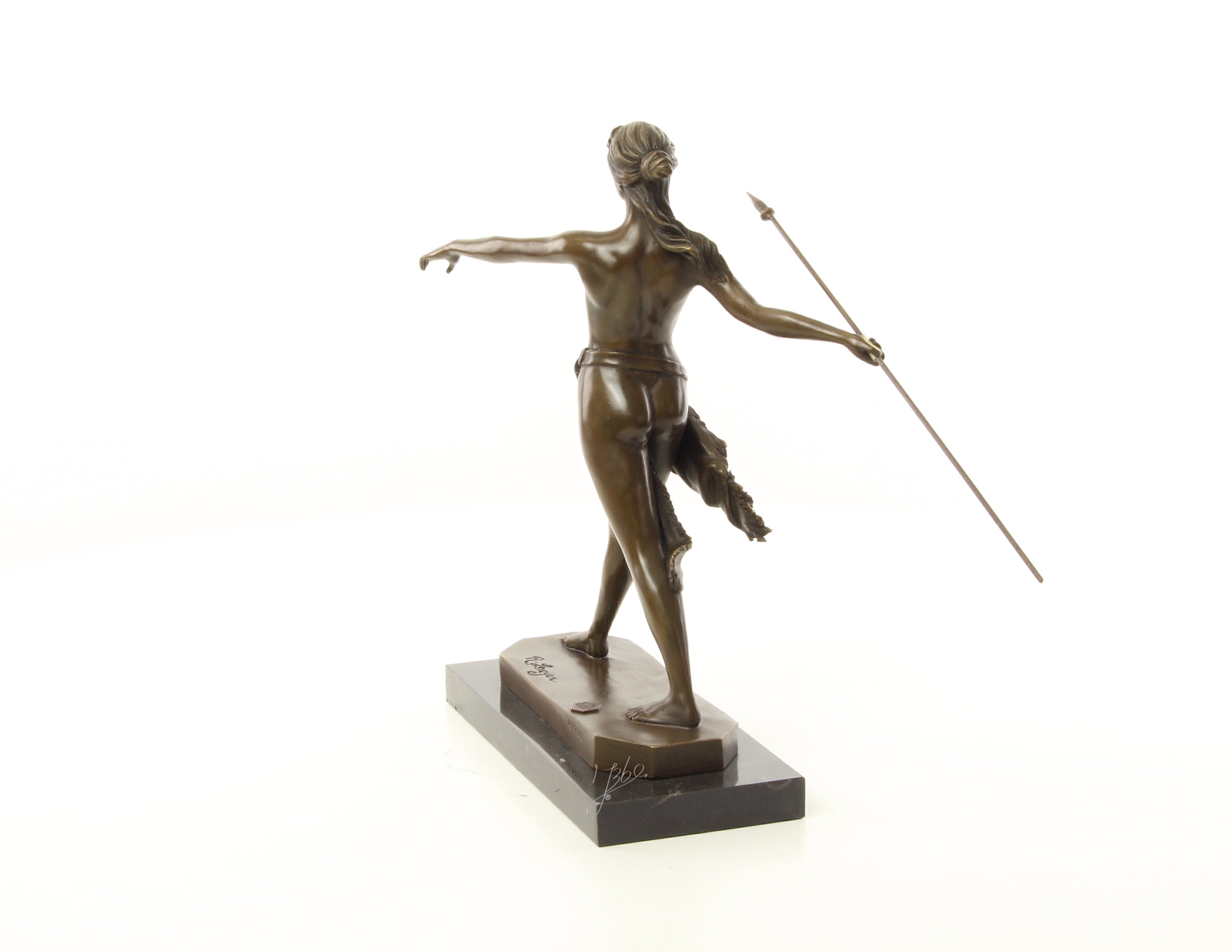 Amazone krijger – Brons sculptuur op sokkel 29,6 cm