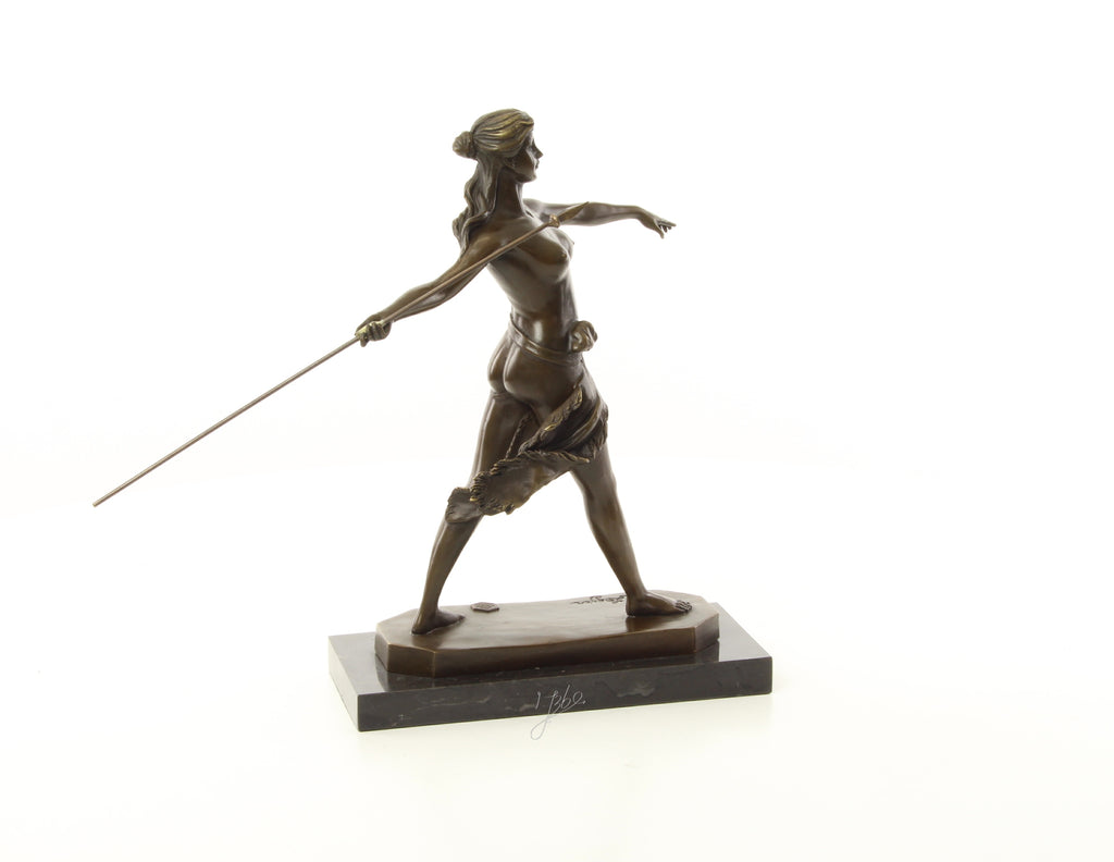 Amazone krijger – Brons sculptuur op sokkel 29,6 cm