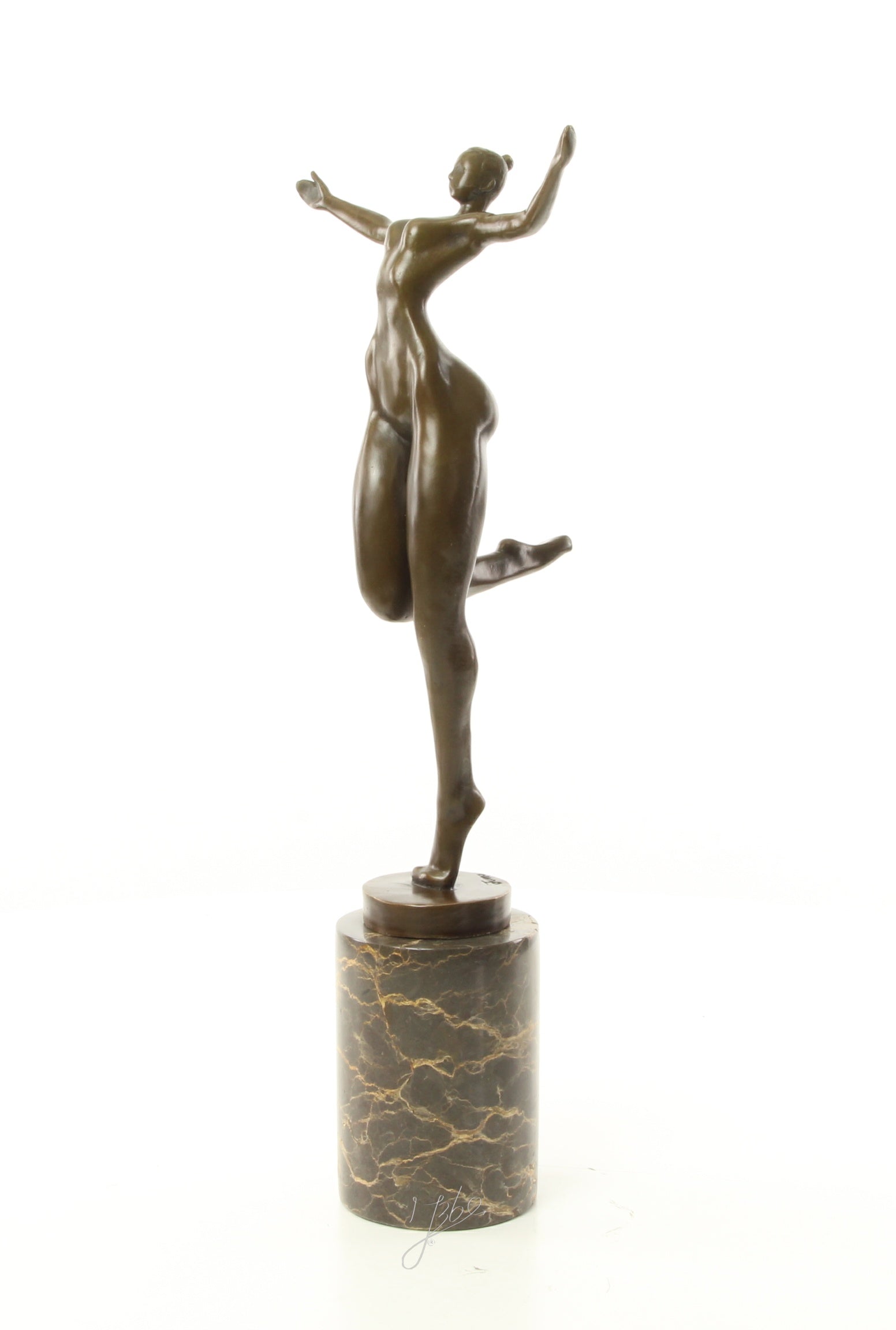 Danseres – Brons sculptuur op sokkel 42,3 cm