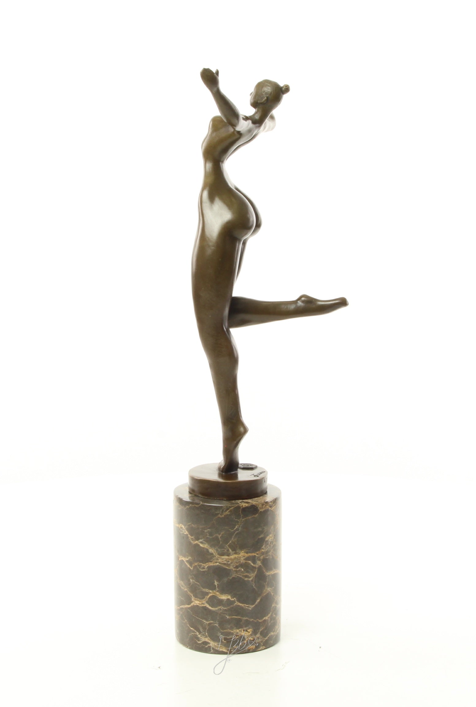 Danseres – Brons sculptuur op sokkel 42,3 cm