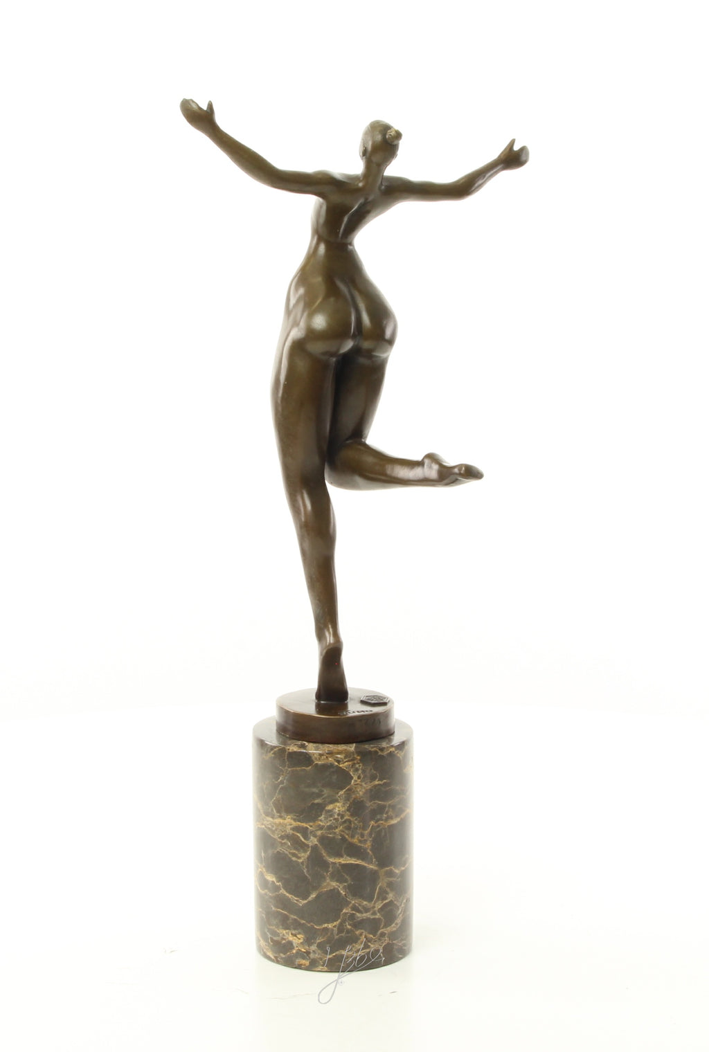 Danseres – Brons sculptuur op sokkel 42,3 cm