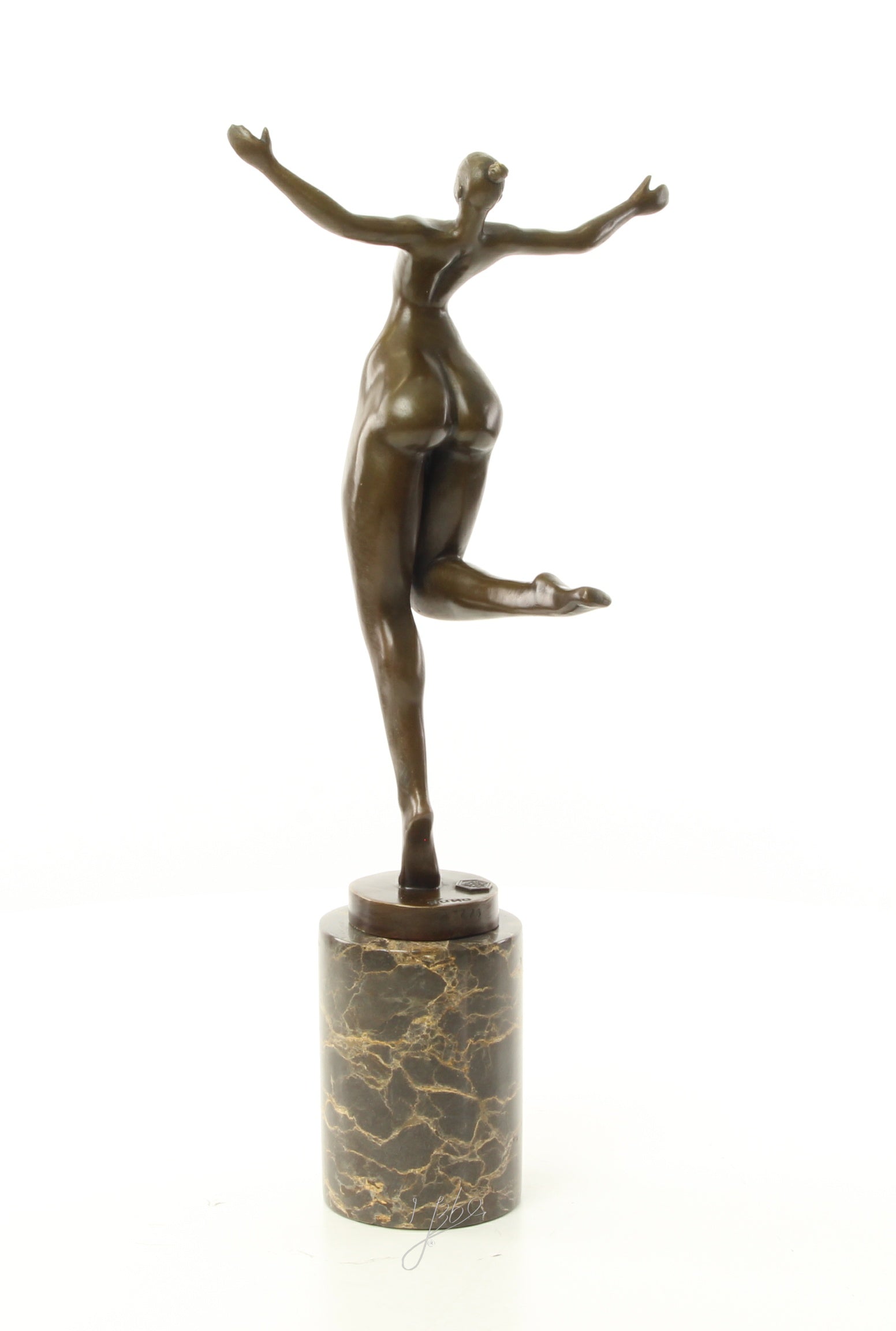 Danseres – Brons sculptuur op sokkel 42,3 cm