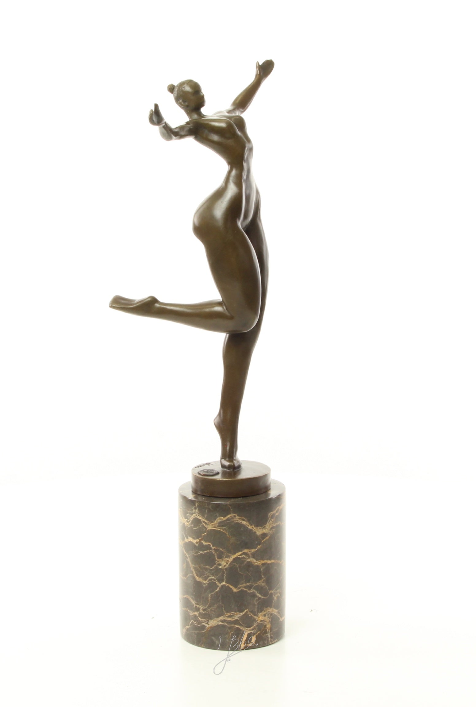 Danseres – Brons sculptuur op sokkel 42,3 cm
