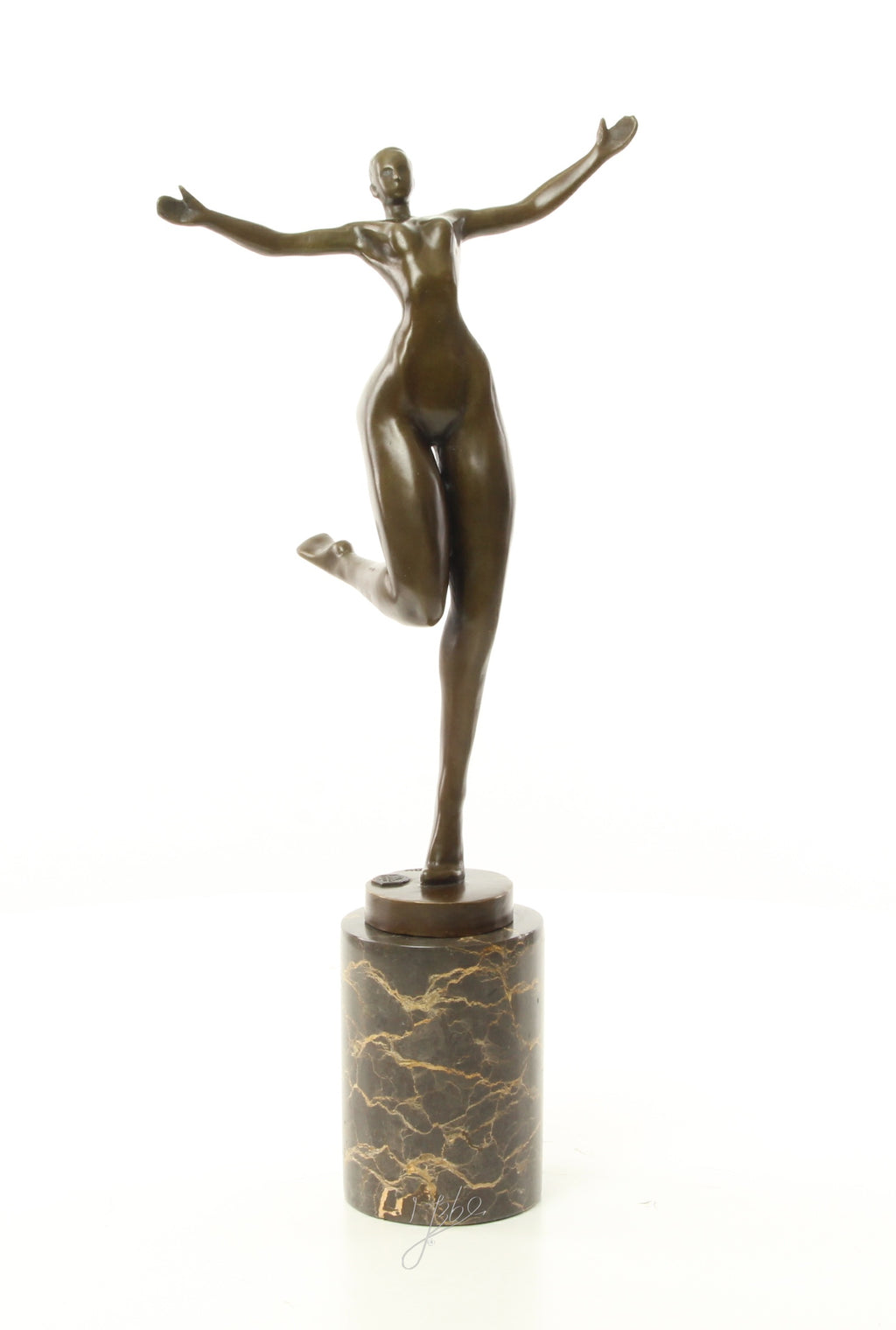 Danseres – Brons sculptuur op sokkel 42,3 cm
