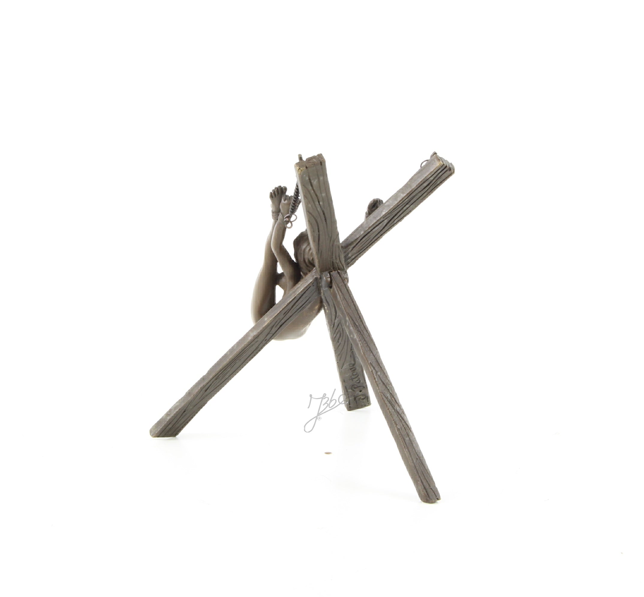 Erotische vrouw – Bronzen sculptuur – 13,7 cm