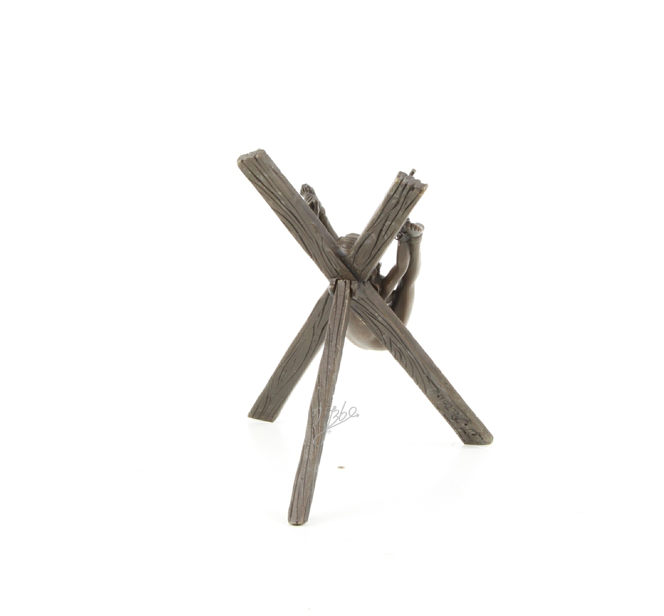 Erotische vrouw – Bronzen sculptuur – 13,7 cm