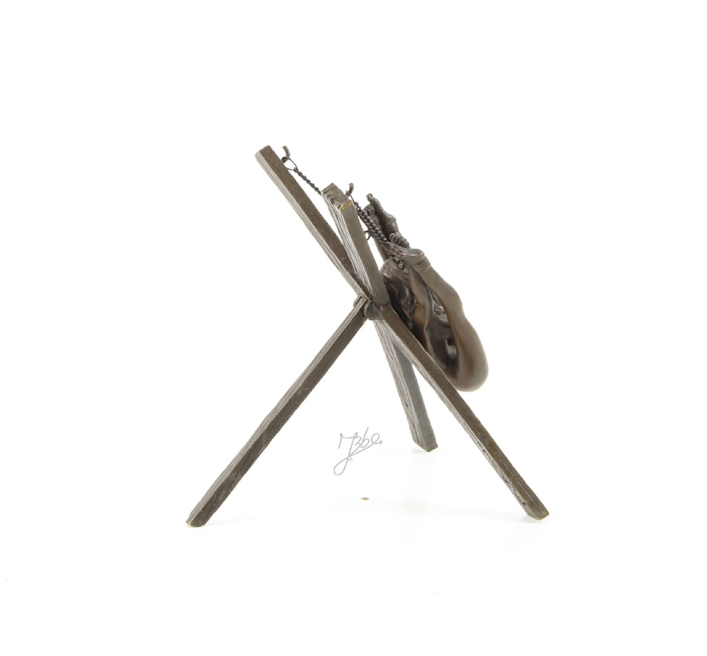 Erotische vrouw – Bronzen sculptuur – 13,7 cm