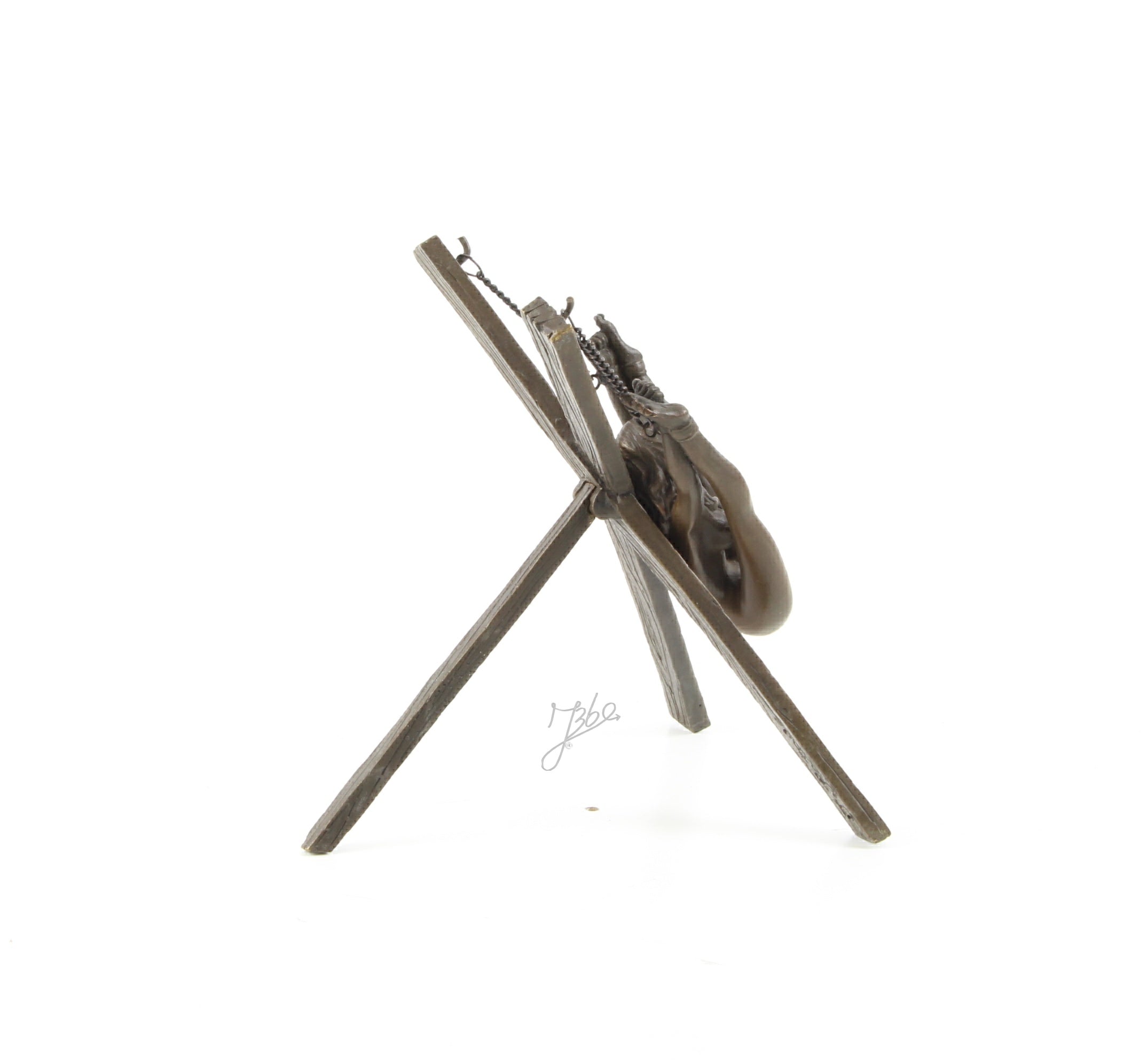 Erotische vrouw – Bronzen sculptuur – 13,7 cm