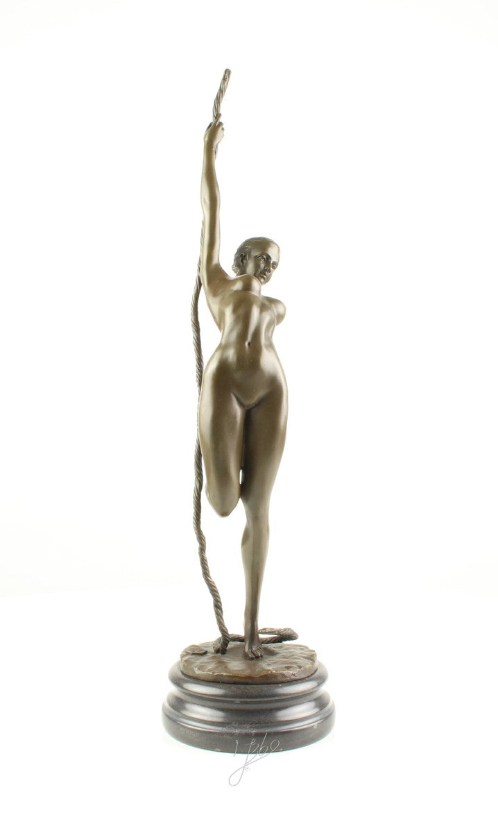 Koorddanseres – Brons sculptuur op sokkel 46,6 cm