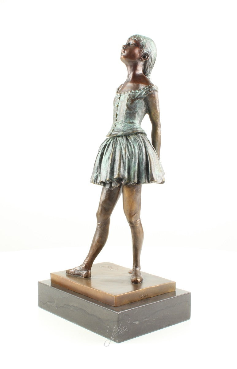 Kleine danseres – Brons sculptuur op sokkel 38,2 cm