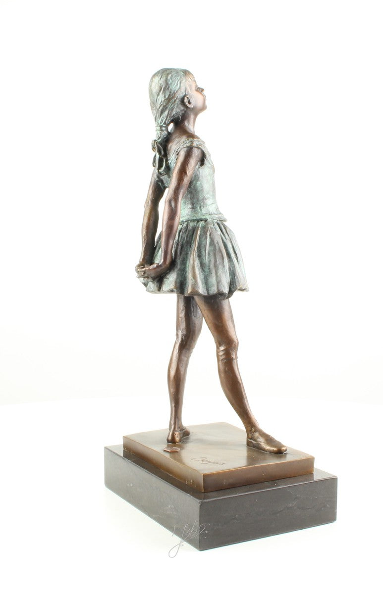 Kleine danseres – Brons sculptuur op sokkel 38,2 cm