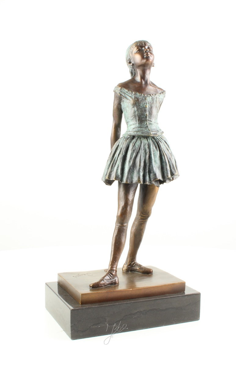 Kleine danseres – Brons sculptuur op sokkel 38,2 cm