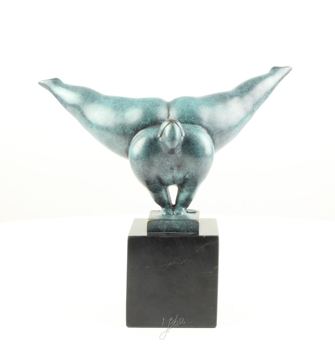 Danseres – Brons sculptuur op marmeren sokkel 22,4 cm