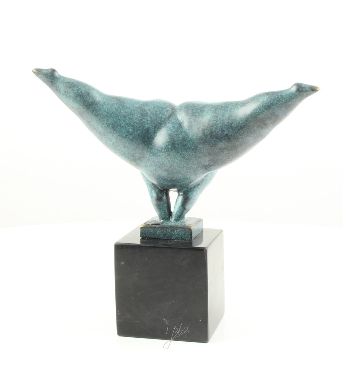 Danseres – Brons sculptuur op marmeren sokkel 22,4 cm