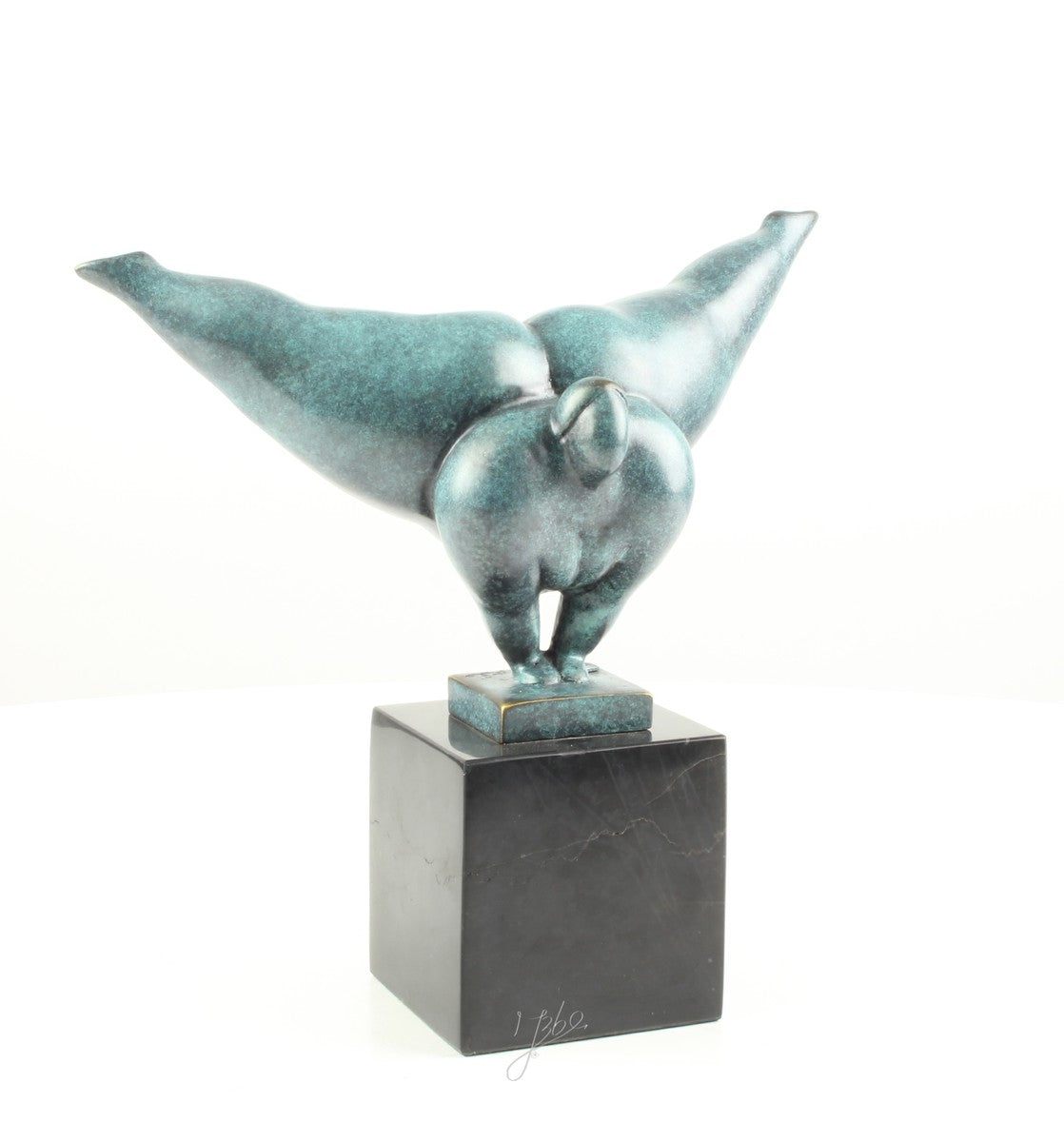 Danseres – Brons sculptuur op marmeren sokkel 22,4 cm