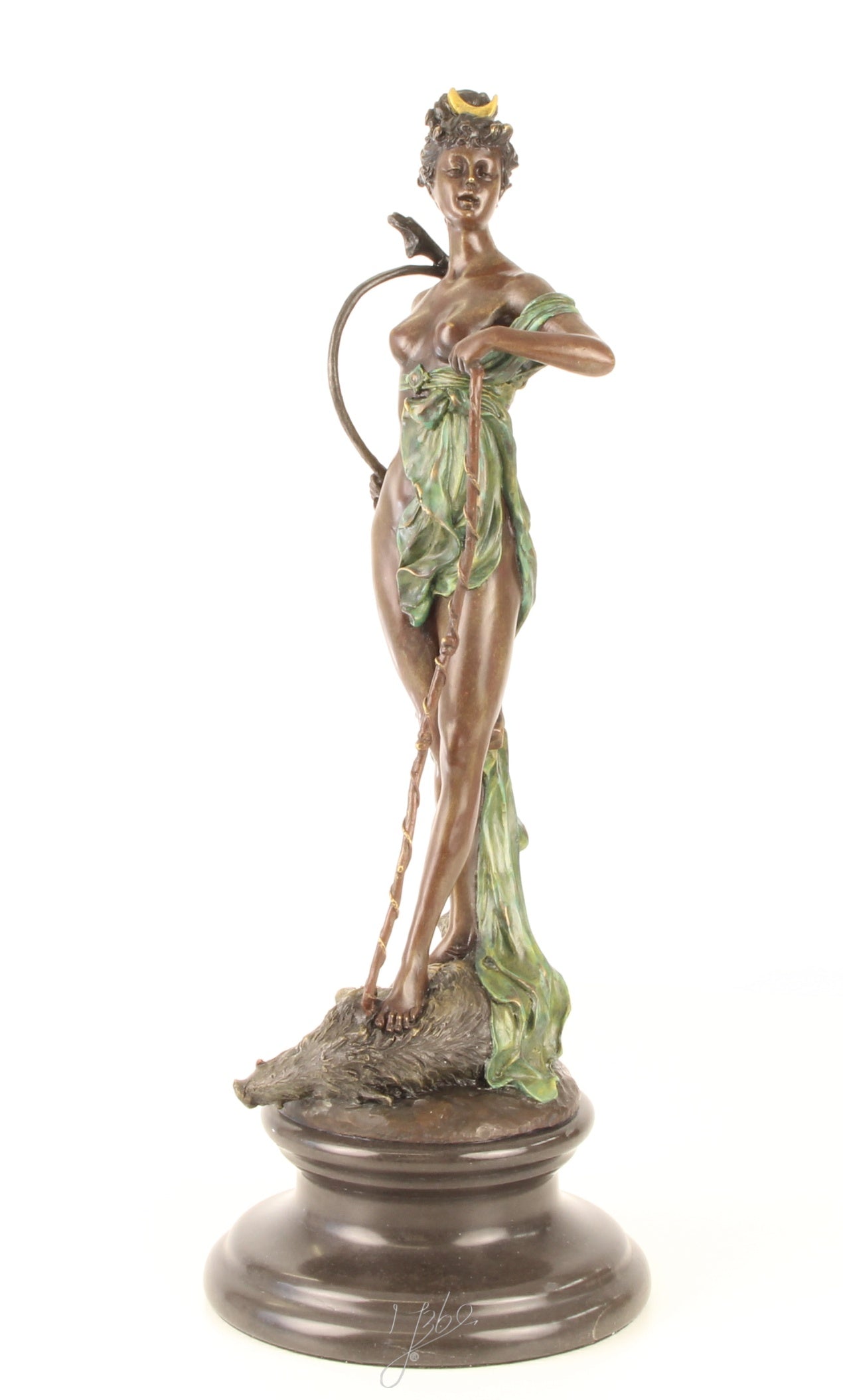 Diana Victorious – Bronzen beeld – 47,6 cm