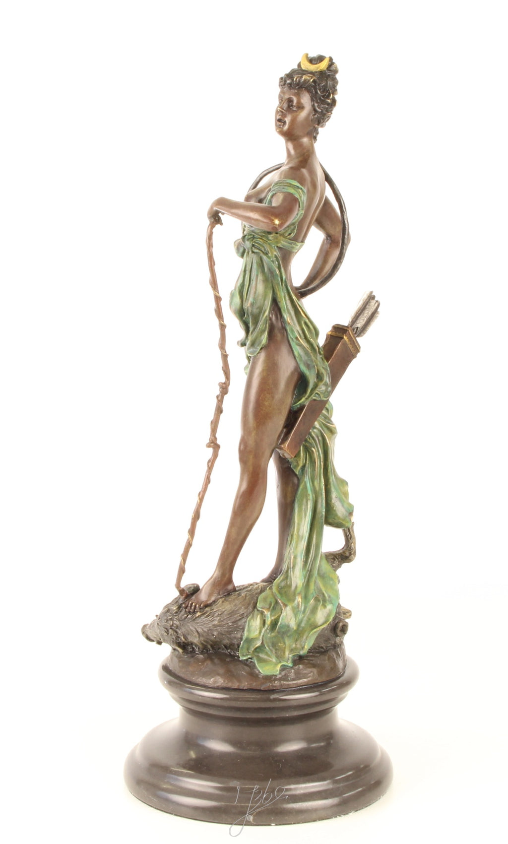 Diana Victorious – Bronzen beeld – 47,6 cm