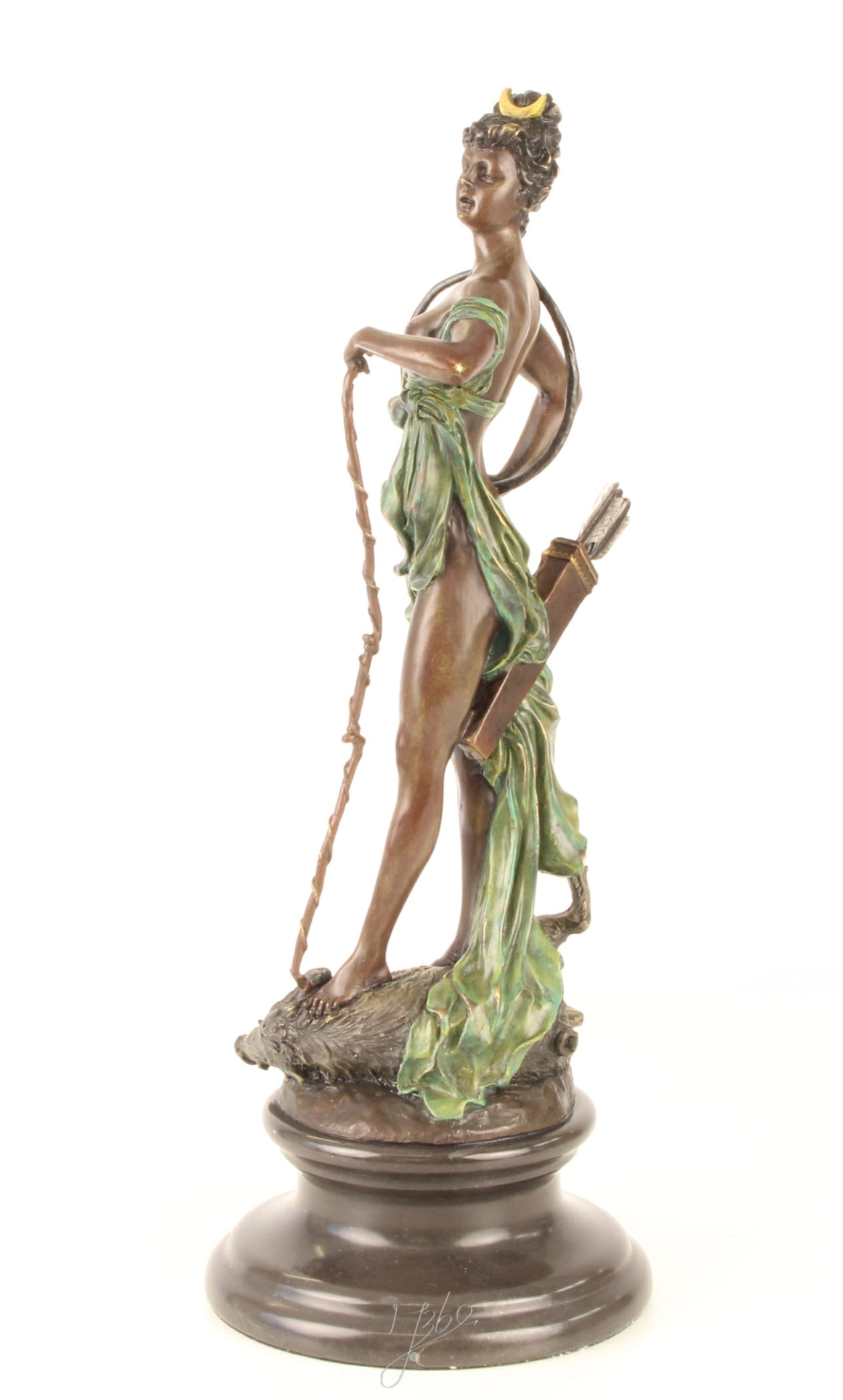 Diana Victorious – Bronzen beeld – 47,6 cm