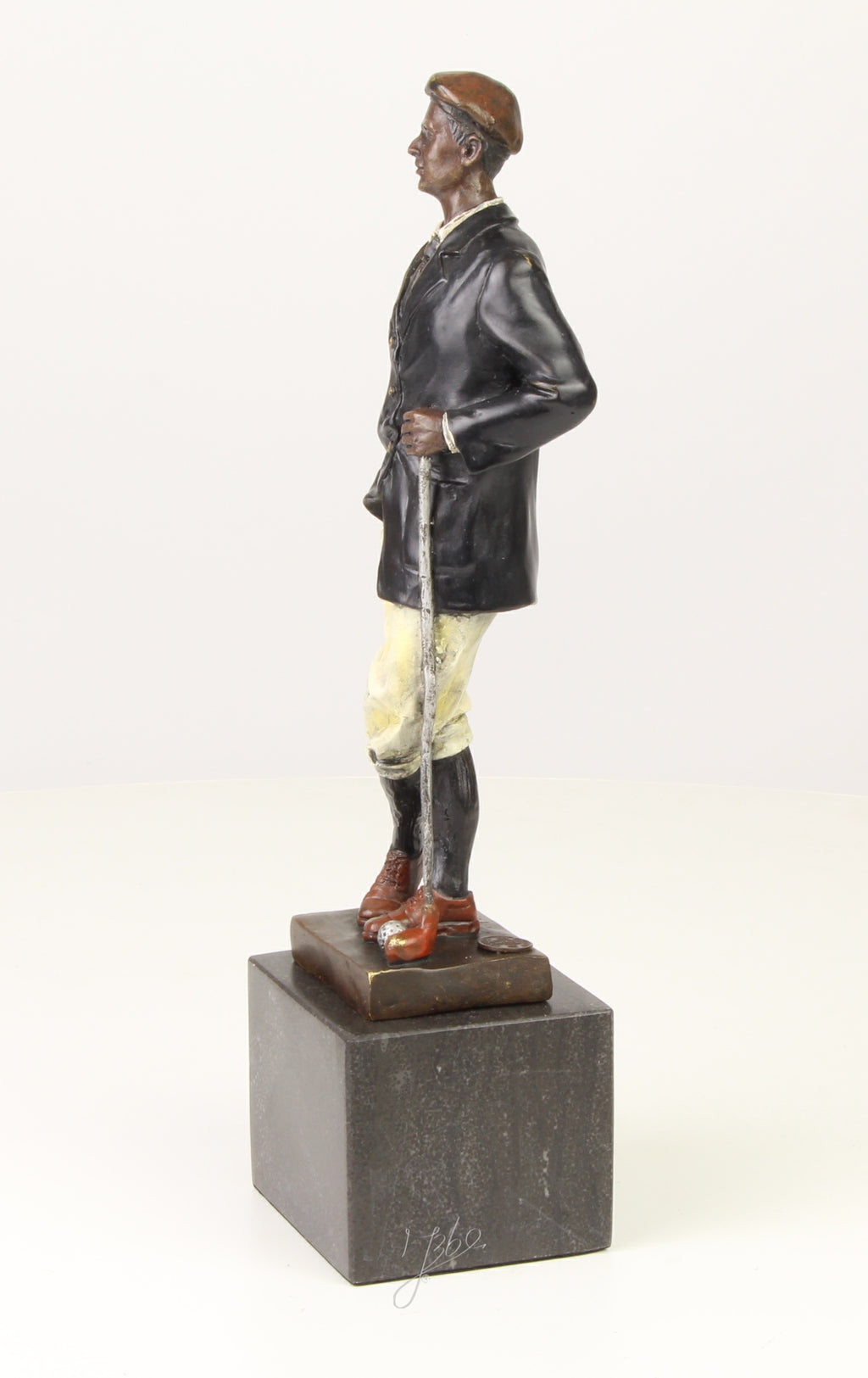 Golfer – Bronzen sculptuur – 32 cm