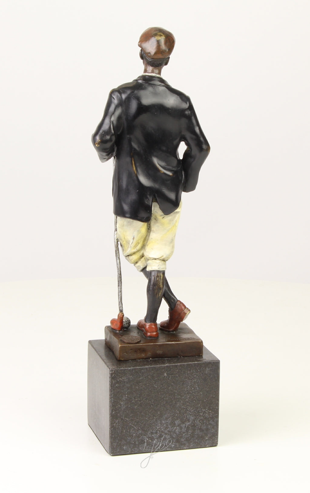 Golfer – Bronzen sculptuur – 32 cm