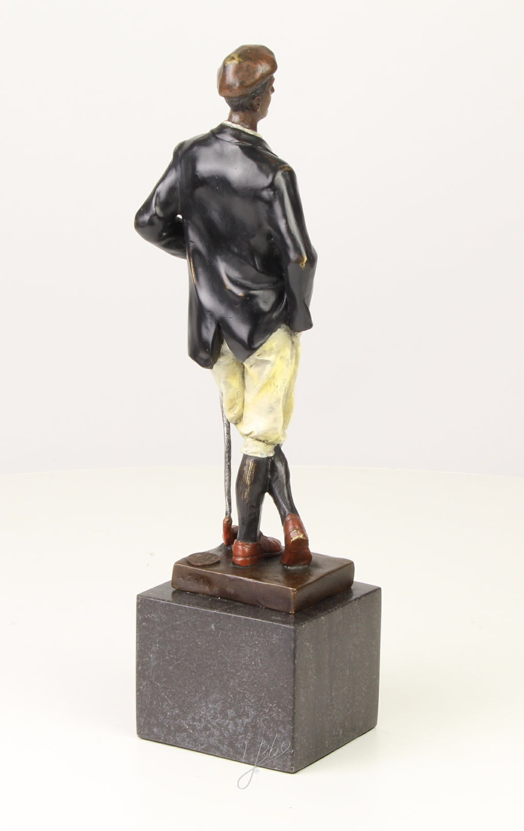 Golfer – Bronzen sculptuur – 32 cm