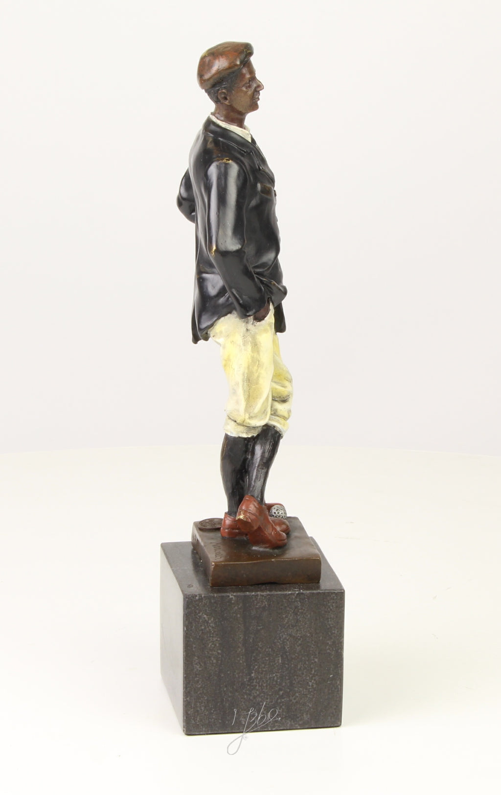 Golfer – Bronzen sculptuur – 32 cm