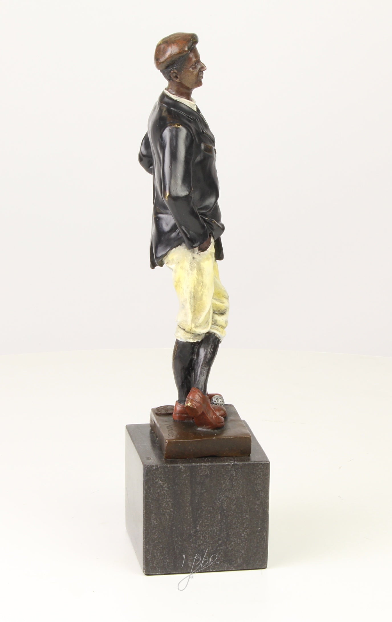 Golfer – Bronzen sculptuur – 32 cm