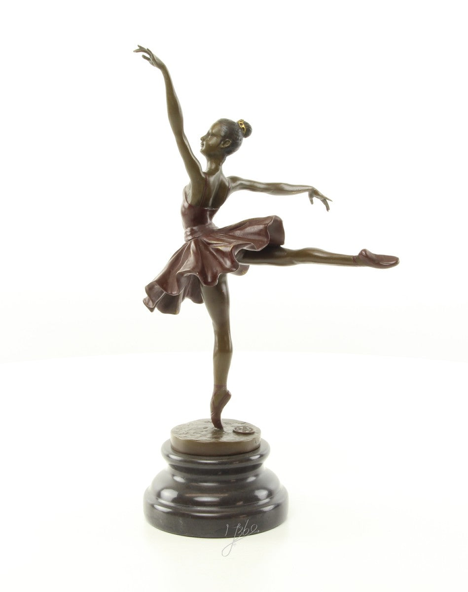 Ballerina – Bronzen sculptuur – 32,1 cm