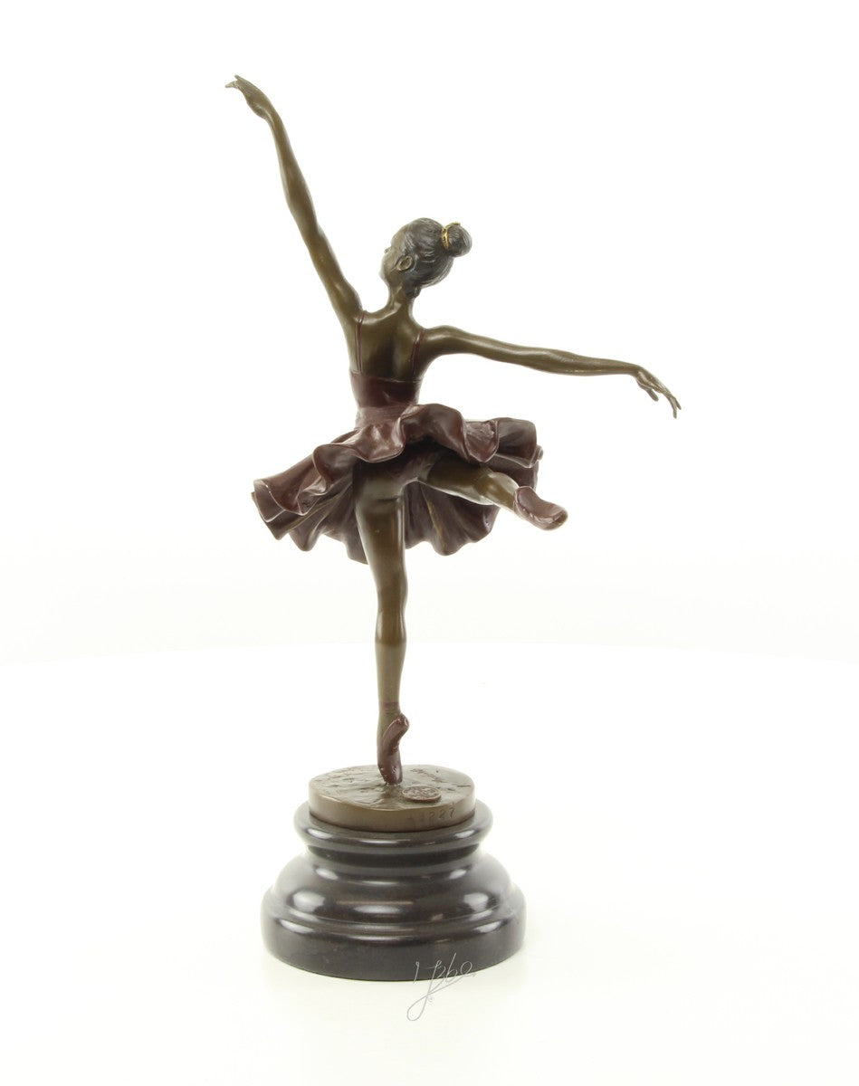 Ballerina – Bronzen sculptuur – 32,1 cm