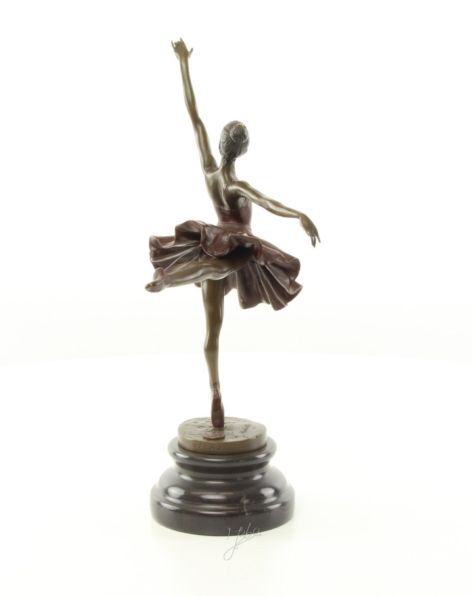 Ballerina – Bronzen sculptuur – 32,1 cm