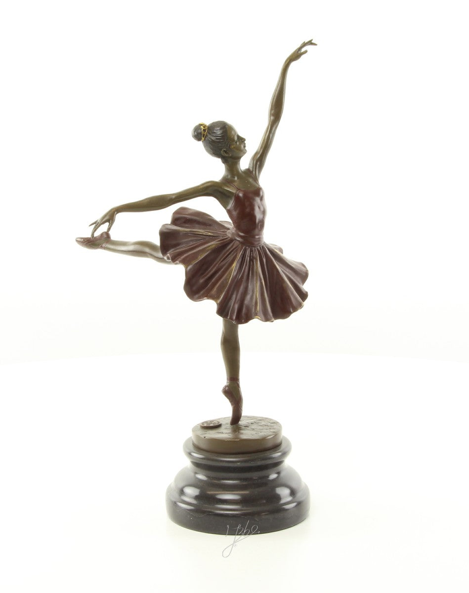 Ballerina – Bronzen sculptuur – 32,1 cm
