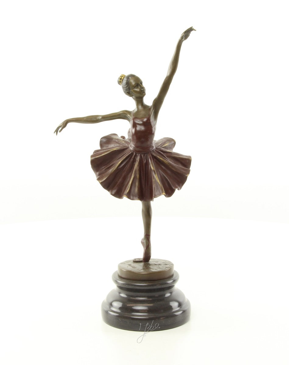 Ballerina – Bronzen sculptuur – 32,1 cm